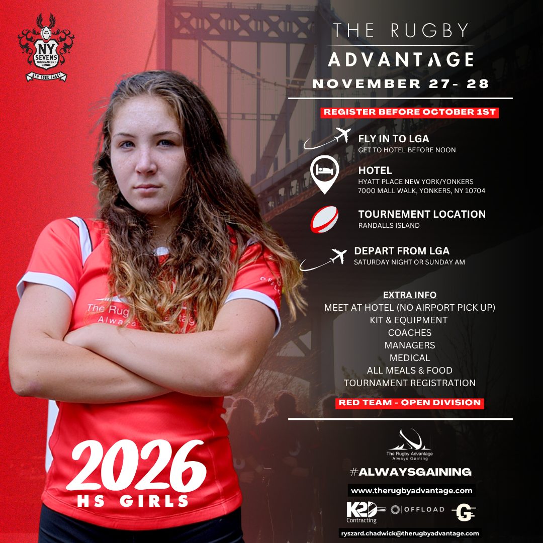 NY 7s Red Team Open Division flyer — Nov 27–28